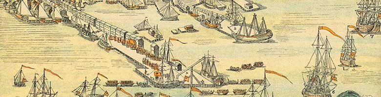 boston harbor engraving
