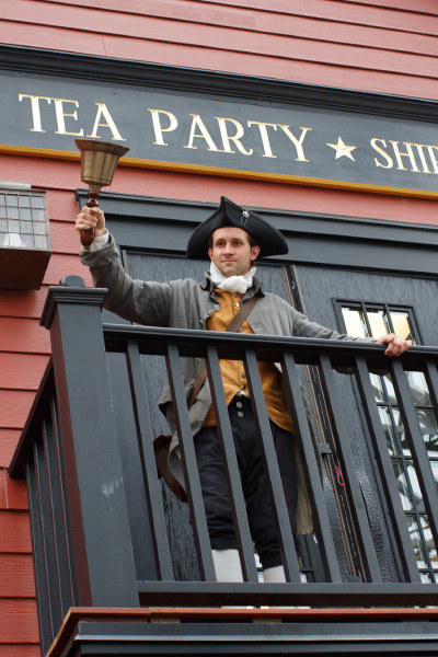 Patriot on Balcony