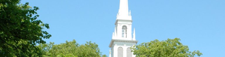 View of Old North Church's top