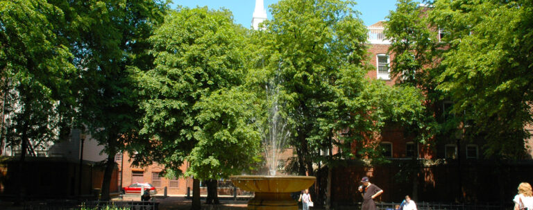 Old North Church Boston Fountain
