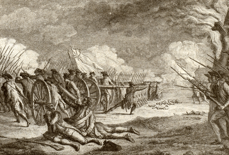 Battle of Lexington. Tiebout, Cornelius. 1777-1832. Library of Congress.