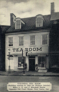 Colonial Tea Room in New Castle, DE