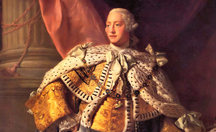 Portrait of King George the third