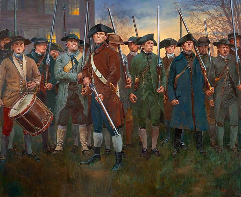 Portrait of Soldiers at Lexington
