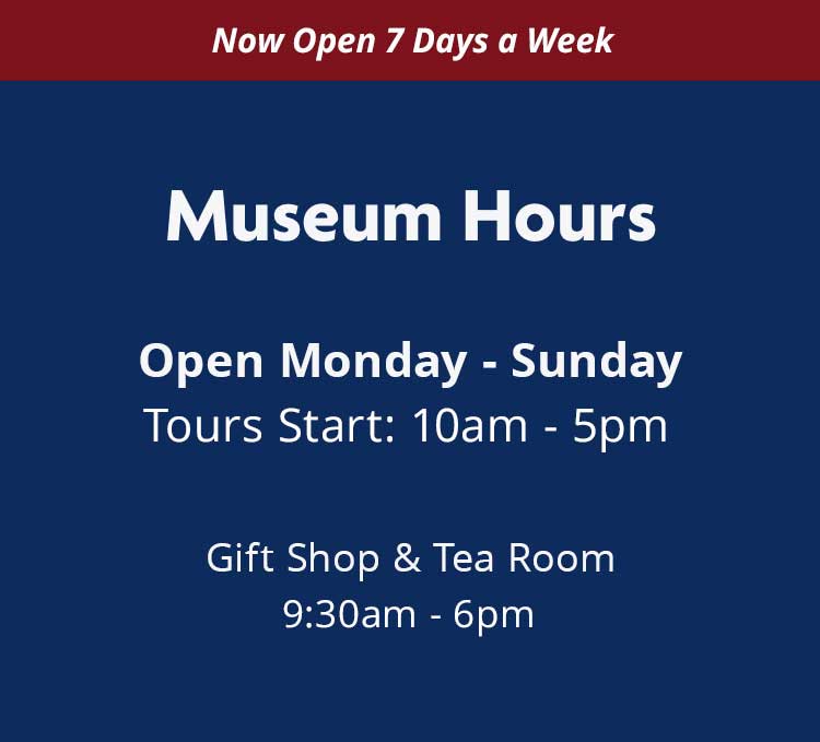 Summer hours at the museum