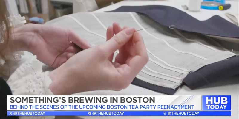 video - 250TH BOSTON TEA PARTY ANNIVERSARY BEHIND THE SCENES PREP - NBC BOSTON